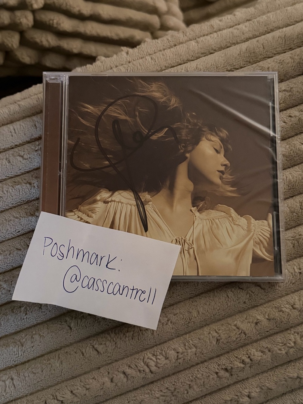 Taylor Swift Autographed Fearless CD NWT